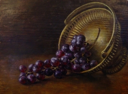 Winogrona w koszyku